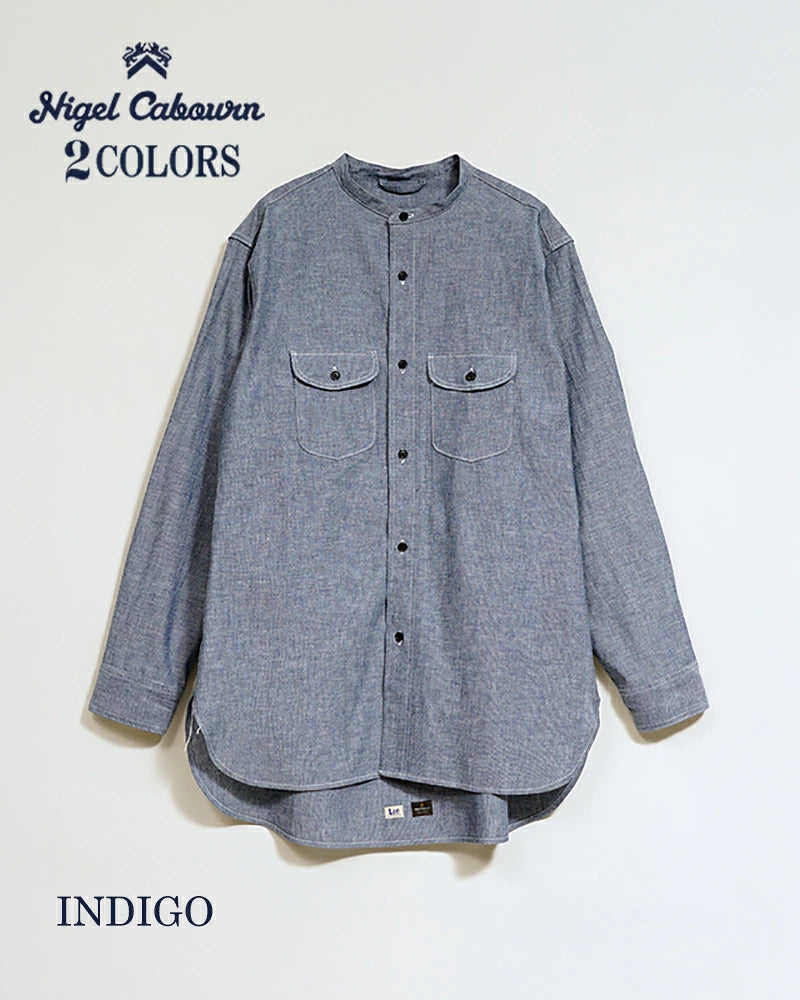 RAILWAY MAN SHIRTS / NIGEL CABOURN OXED SILVER × LEE