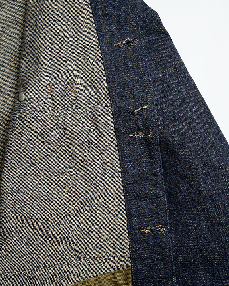 RAILWAY MAN LOCO JACKET / NIGEL CABOURN OX'ED SILVER × LEE