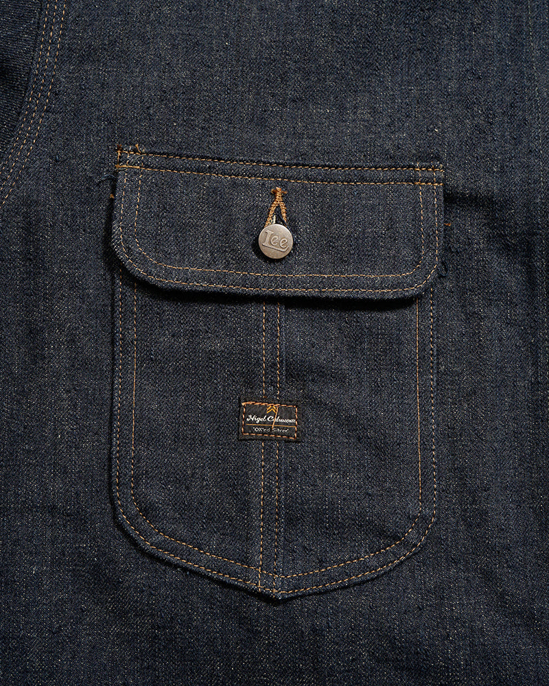RAILWAY MAN LOCO JACKET / NIGEL CABOURN OX'ED SILVER × LEE