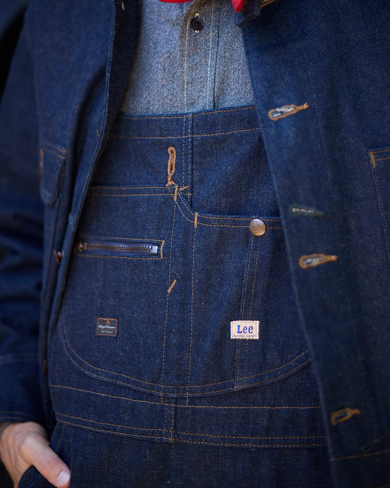 RAILWAY MAN OVERALLS / NIGEL CABOURN OX'ED SILVER × LEE