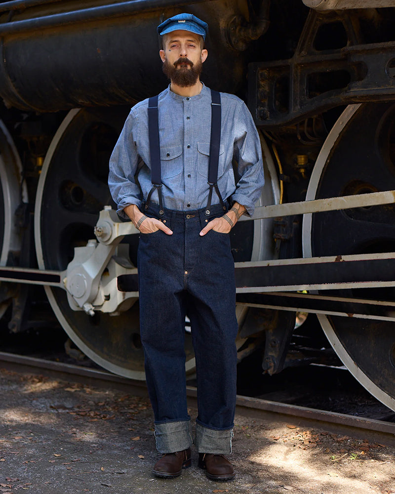RAILWAY MAN 101B / NIGEL CABOURN OX'ED SILVER × LEE
