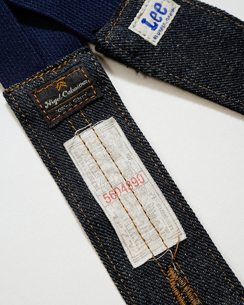 FIELD WORKER SUSPENDER / NIGEL CABOURN OXED SILVER × LEE