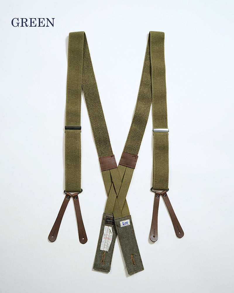 FIELD WORKER SUSPENDER / NIGEL CABOURN OXED SILVER × LEE