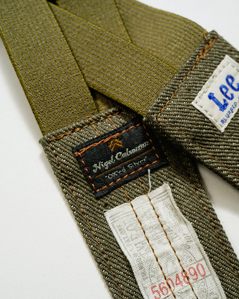 FIELD WORKER SUSPENDER / NIGEL CABOURN OXED SILVER × LEE