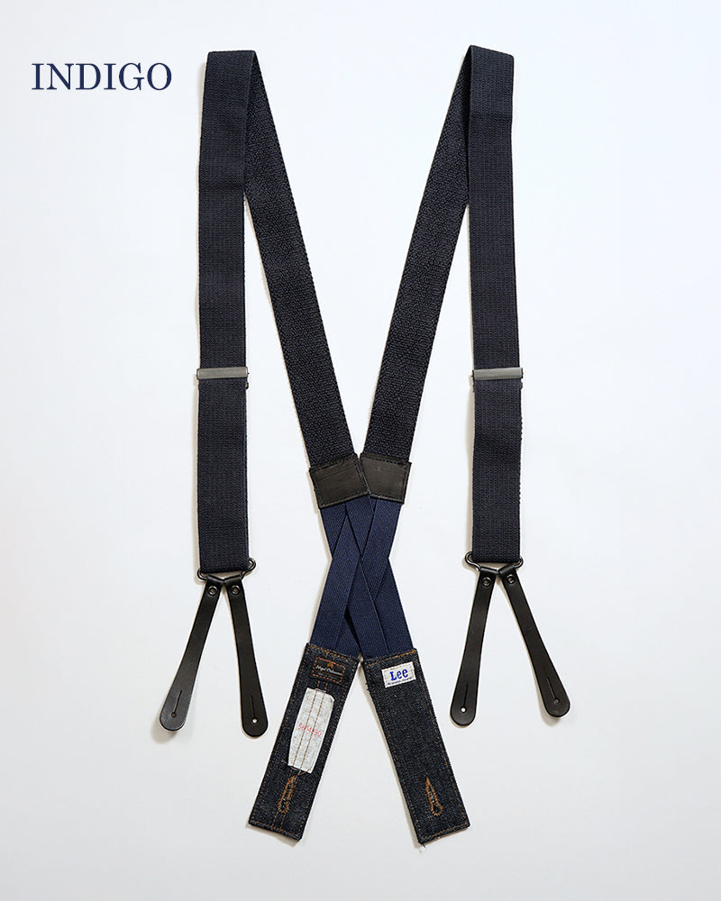 FIELD WORKER SUSPENDER / NIGEL CABOURN OXED SILVER × LEE