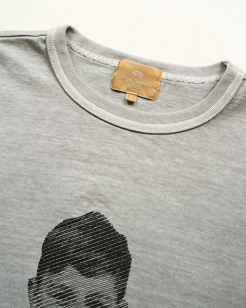 BASIC SHORT T-SHIRT / PHOTO EMBROIDERY