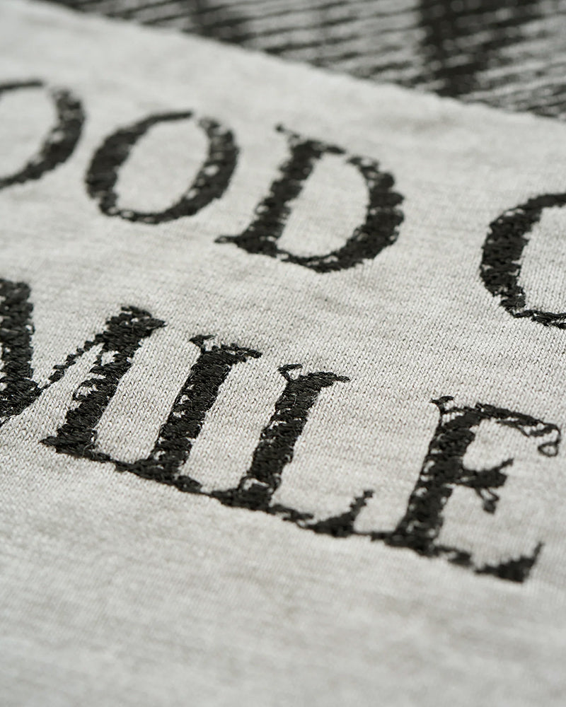 BASIC SHORT T-SHIRT / PHOTO EMBROIDERY