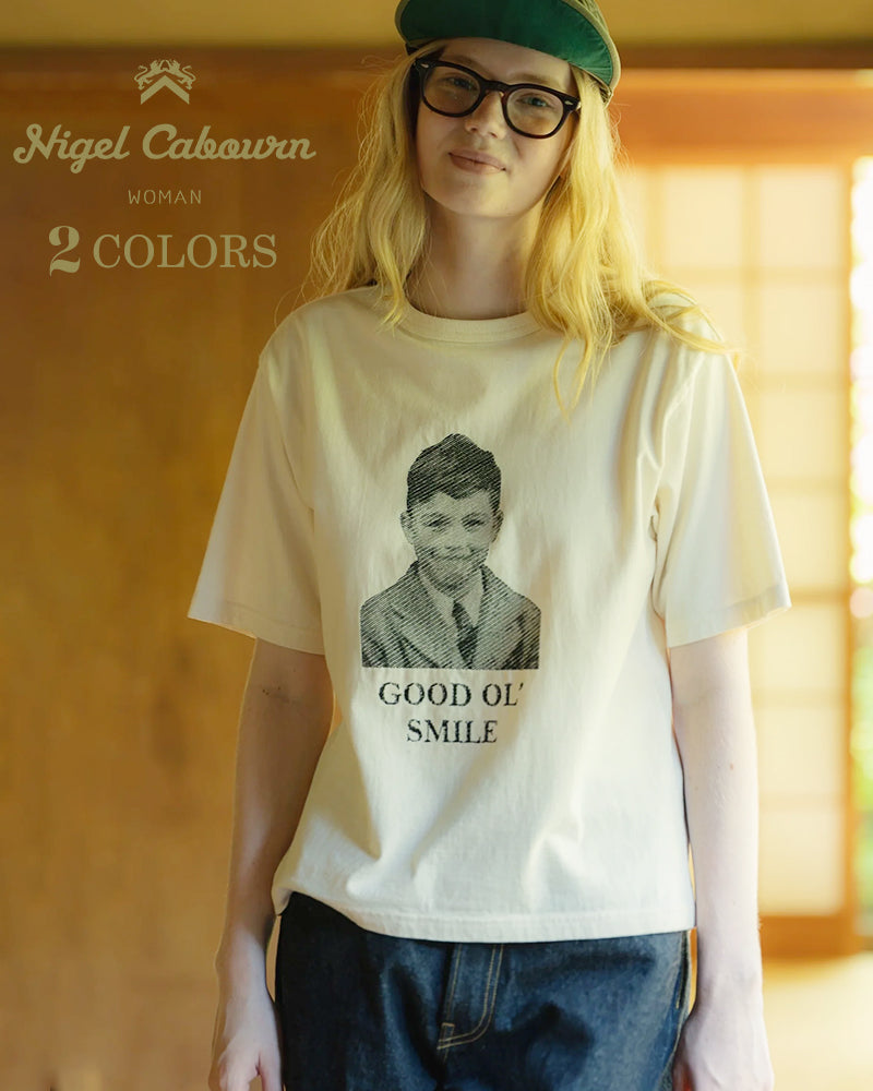 BASIC SHORT T-SHIRT / PHOTO EMBROIDERY