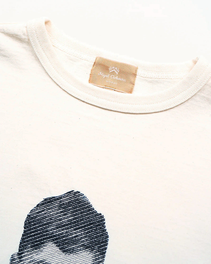 BASIC SHORT T-SHIRT / PHOTO EMBROIDERY