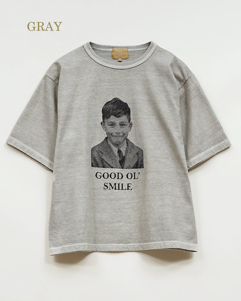 BASIC SHORT T-SHIRT / PHOTO EMBROIDERY