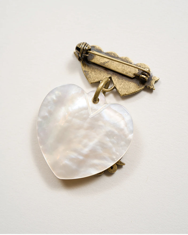 SHELL BROOCH