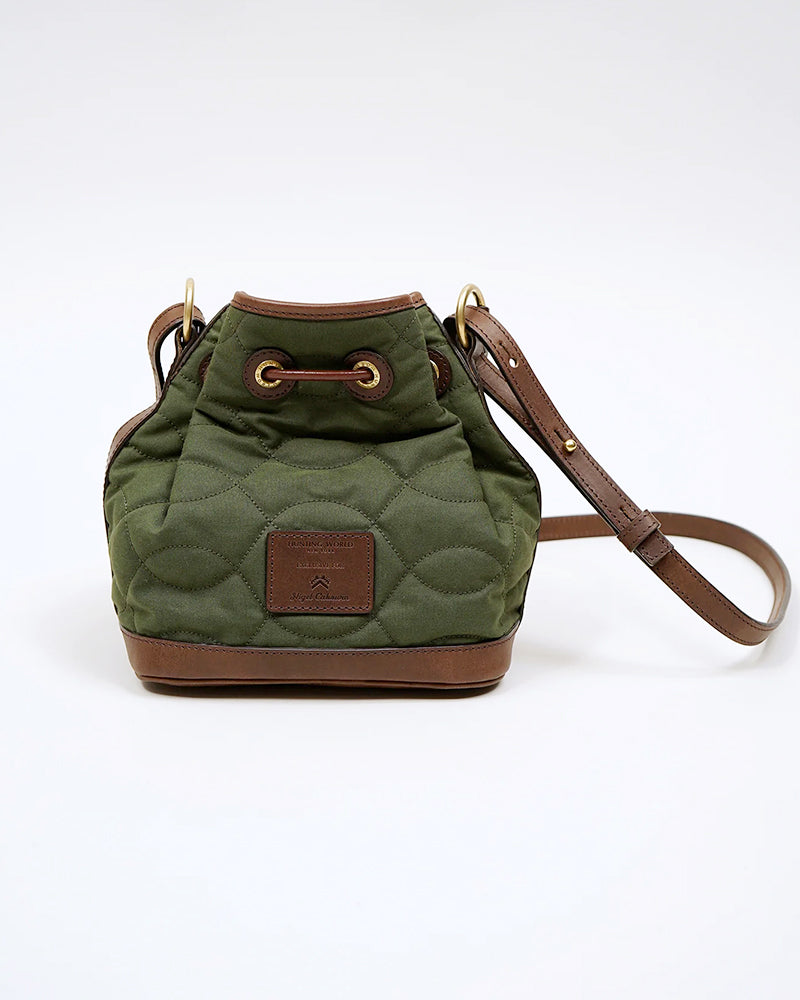 MINI DRAWSTRING BAG VENTILE QT / NIGEL CABOURN×HUNTING WORLD