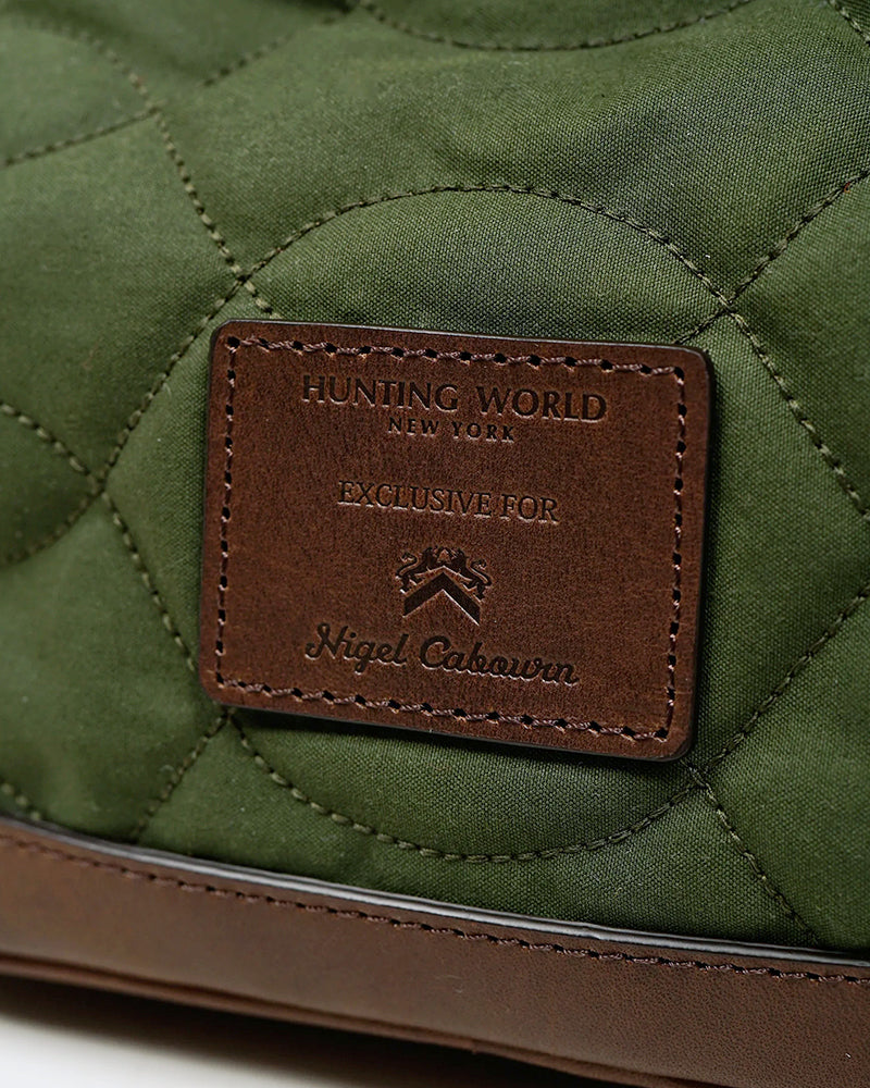 MINI DRAWSTRING BAG VENTILE QT / NIGEL CABOURN×HUNTING WORLD
