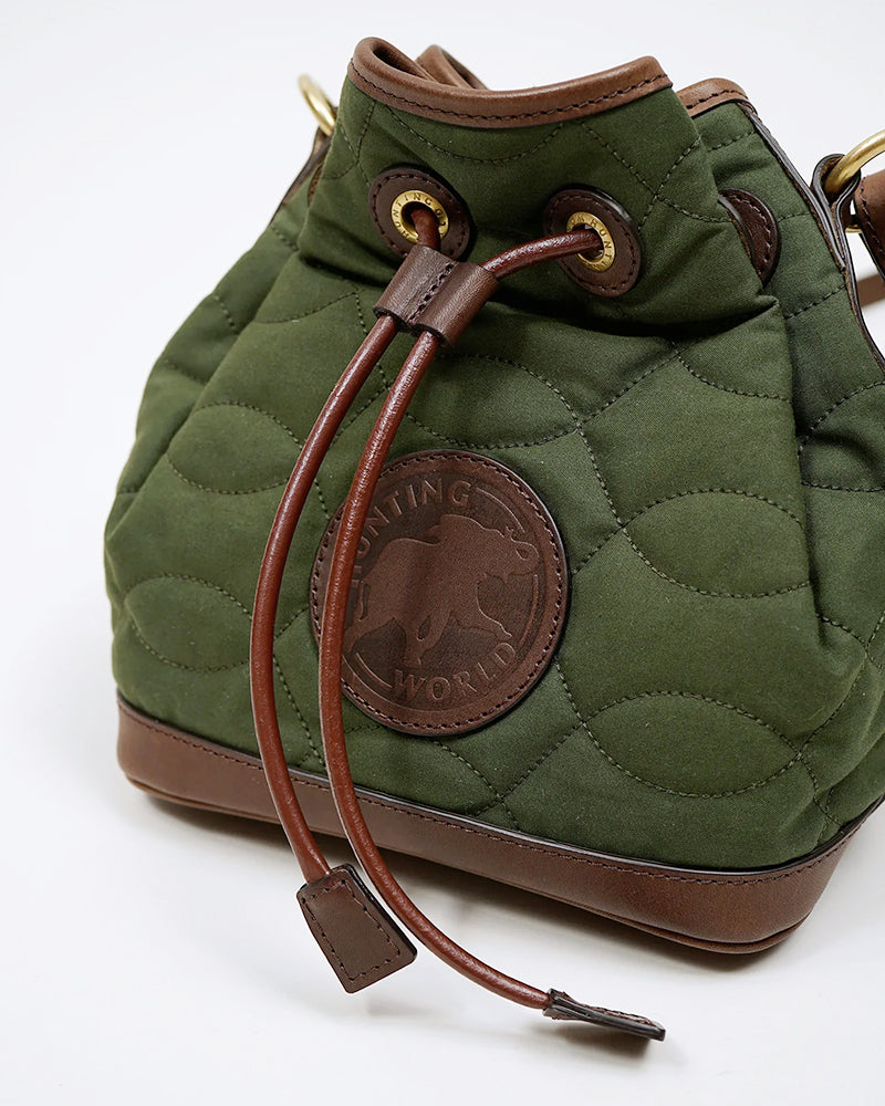 MINI DRAWSTRING BAG VENTILE QT / NIGEL CABOURN×HUNTING WORLD