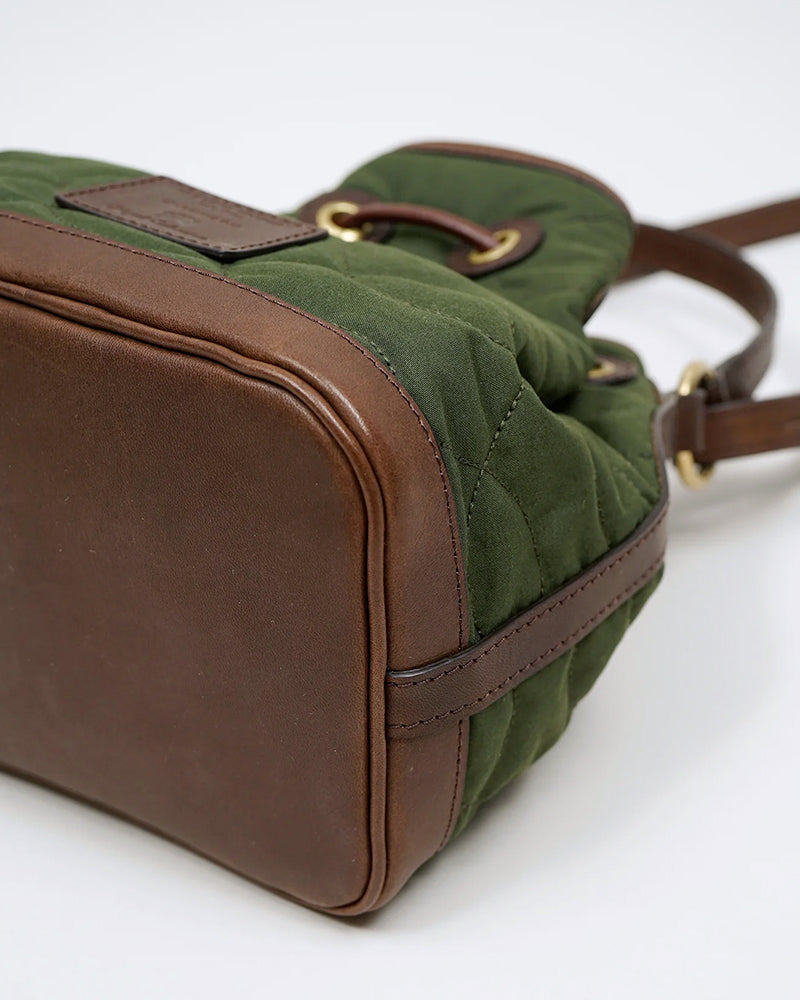 MINI DRAWSTRING BAG VENTILE QT / NIGEL CABOURN×HUNTING WORLD