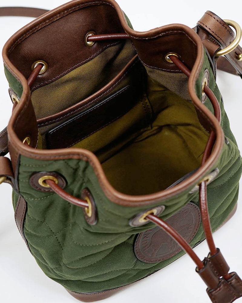 MINI DRAWSTRING BAG VENTILE QT / NIGEL CABOURN×HUNTING WORLD