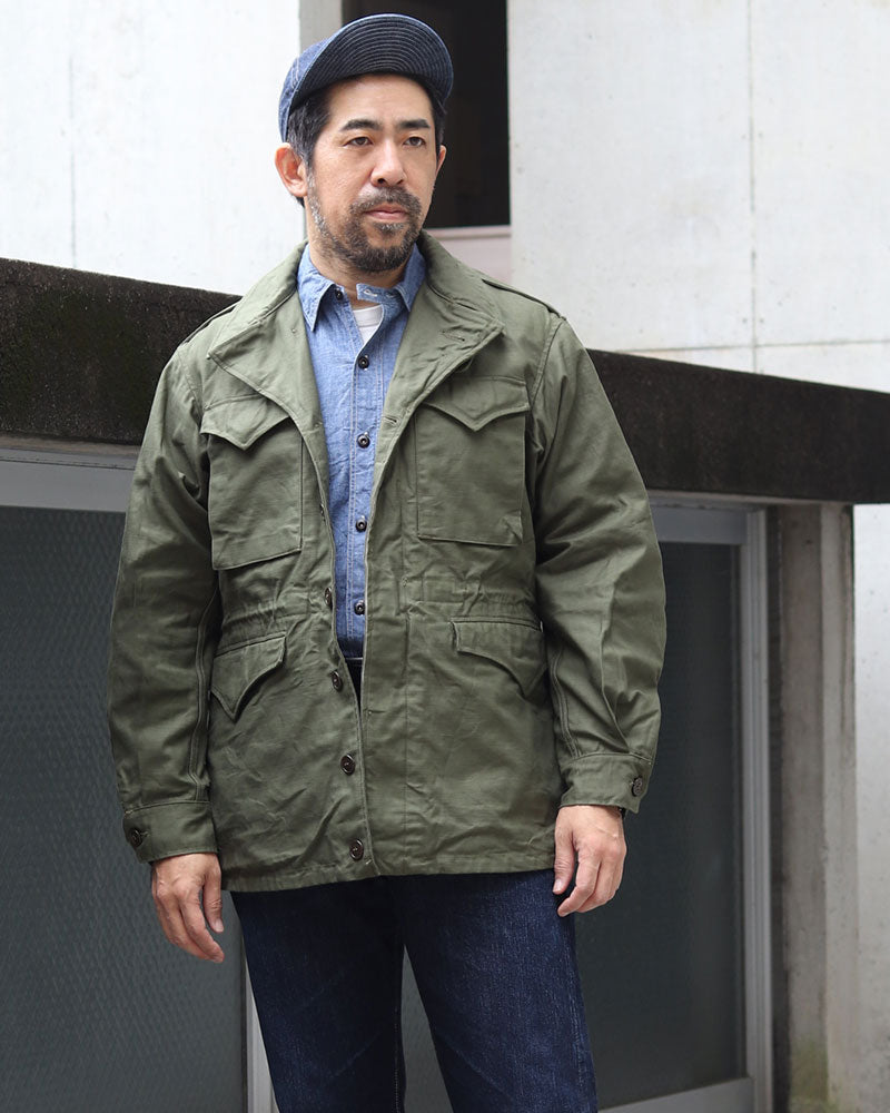 TYPE M-1943 / FIELD JACKET / BACK SATIN / OLIVE