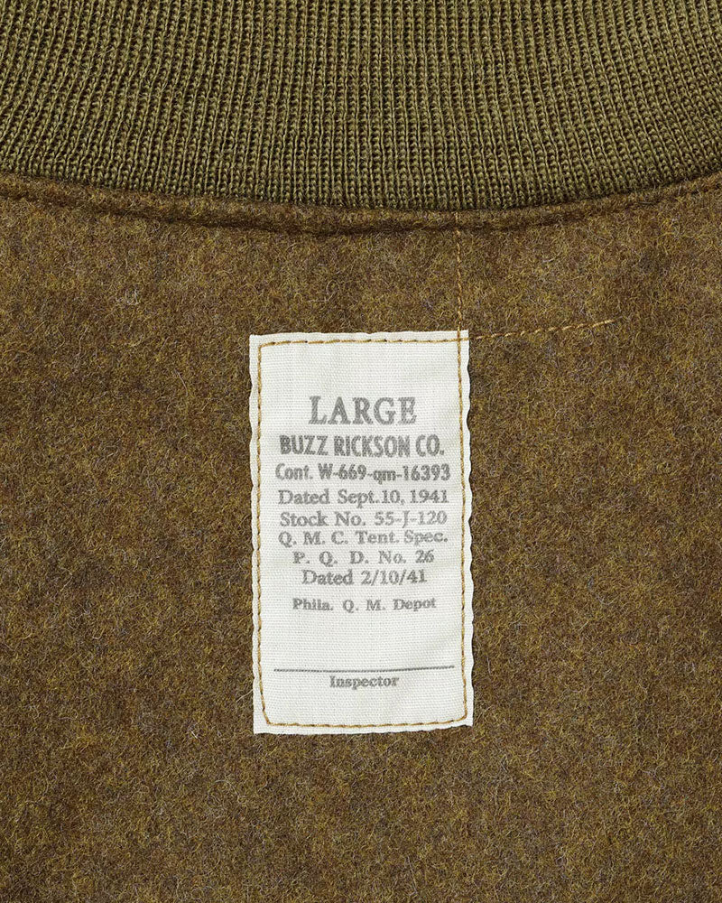 TYPE TANKERS PATCH POCKET / BUZZ RICKSON CO. 2nd ARMOR DIVISION / LIGHT OLIVE