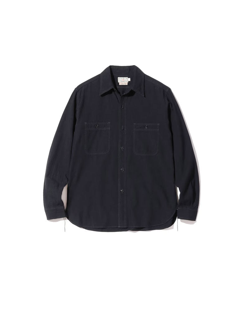 BLACK CHAMBRAY WORK SHIRT / WILLIAM GIBSON