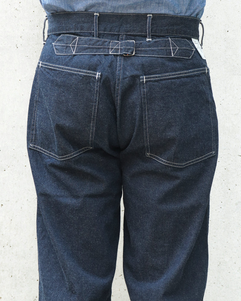 TROUSERS, WORKING, DENIM / INDIGO