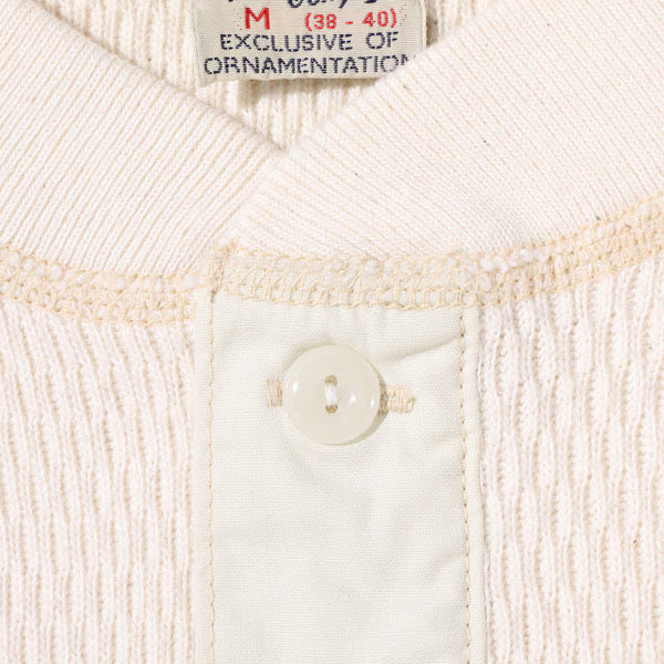 THERMAL HENLEY NECK T-SHIRT