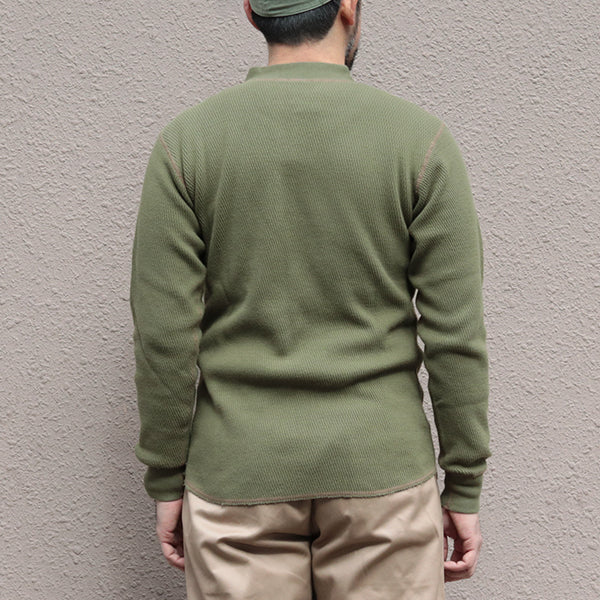 THERMAL HENLEY NECK T-SHIRT