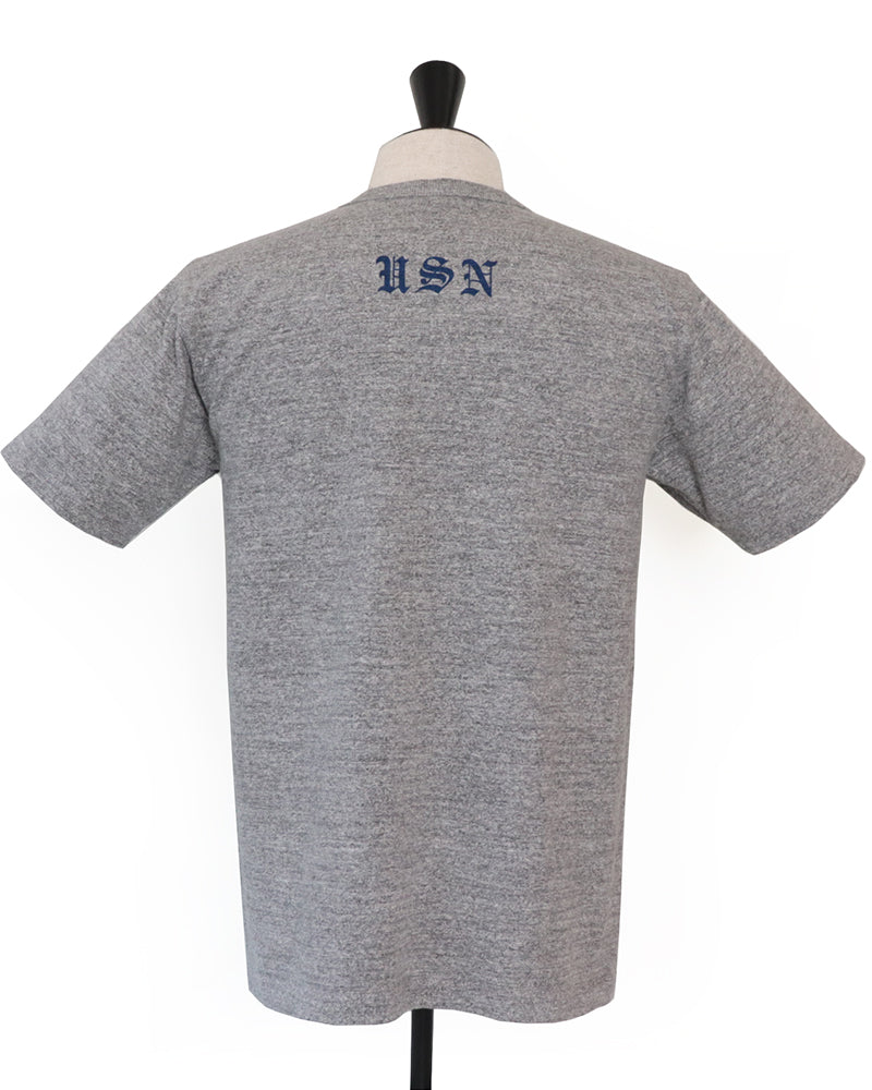 SLUB YARN T-SHIRT / U.S. NAVY GREAT LAKES