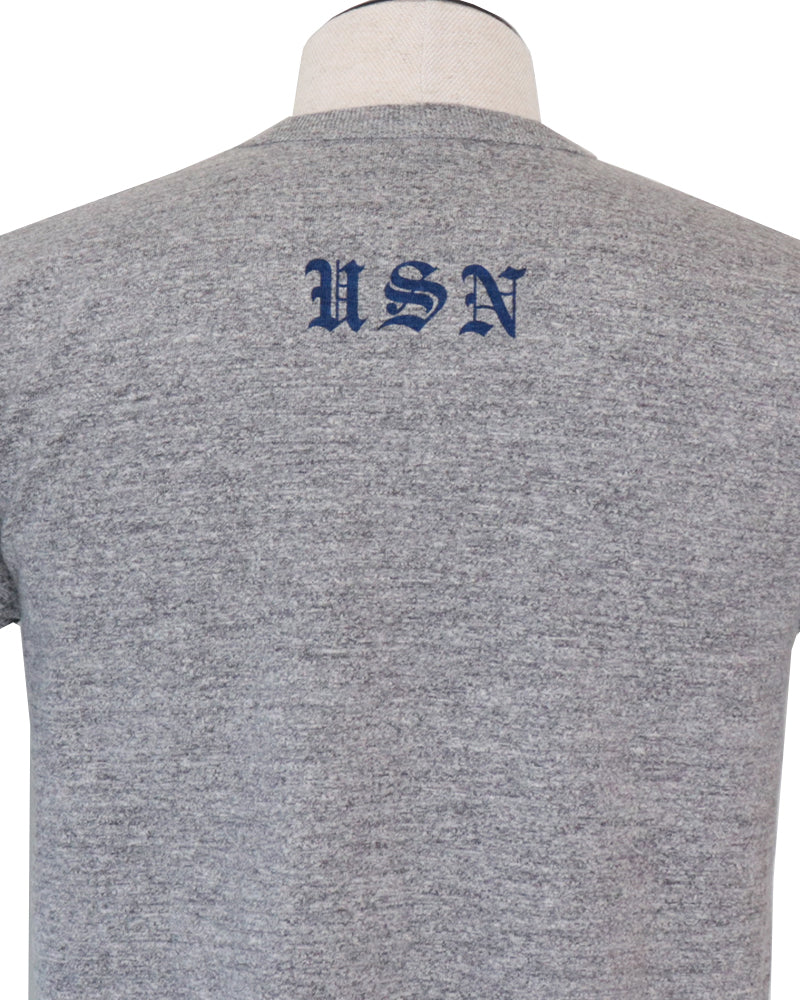 SLUB YARN T-SHIRT / U.S. NAVY GREAT LAKES