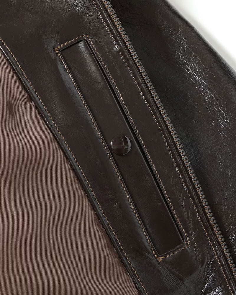TYPE AN-J-3A / BUZZ RICKSON CO. HORSEHIDE MODEL / WILLIS & GEIGER CO. / DARK BROWN