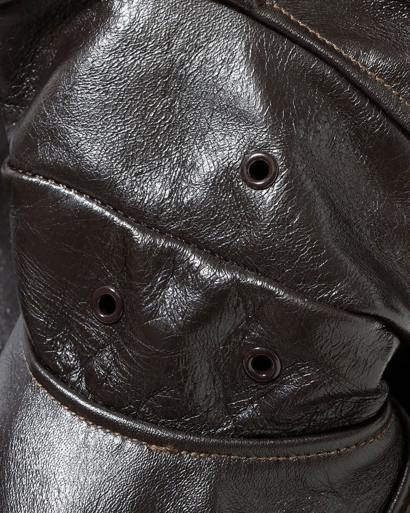 TYPE AN-J-3A / BUZZ RICKSON CO. HORSEHIDE MODEL / WILLIS & GEIGER CO. / DARK BROWN