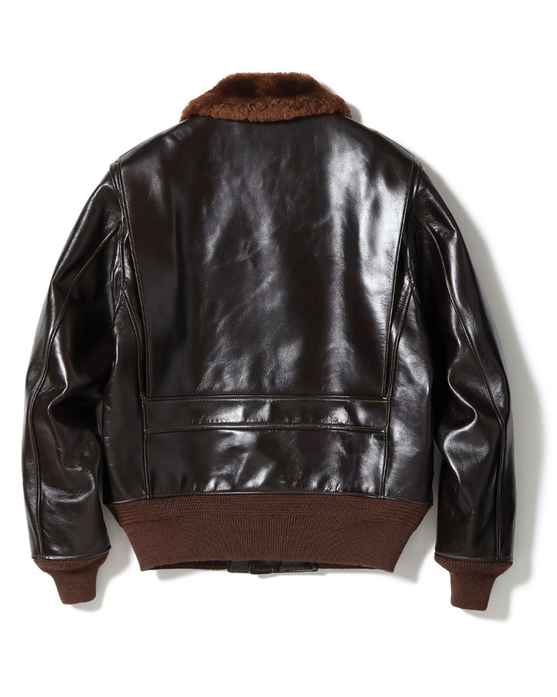 TYPE AN-J-3A / BUZZ RICKSON CO. HORSEHIDE MODEL / WILLIS & GEIGER CO. / DARK BROWN