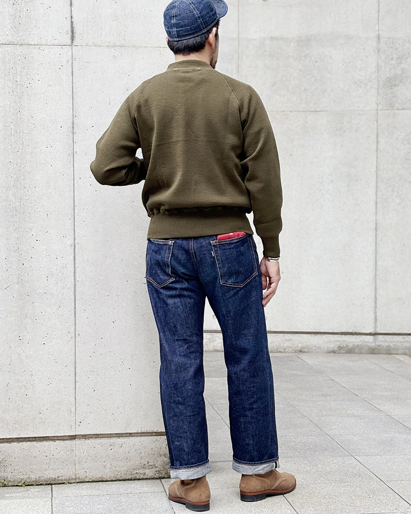 TYPE C-2 / ZIP-UP CARDIGAN / OLIVE