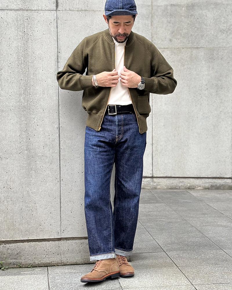 TYPE C-2 / ZIP-UP CARDIGAN / OLIVE