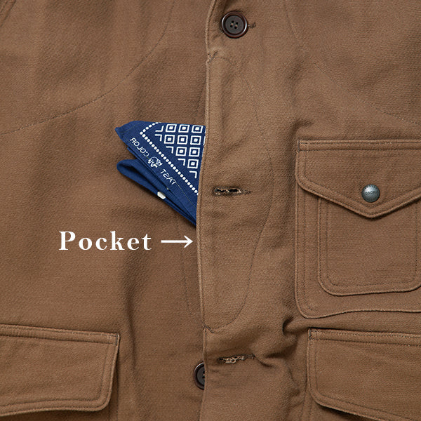 GAME JACKET / HUNTING DOBBY CLOTH / BROWN