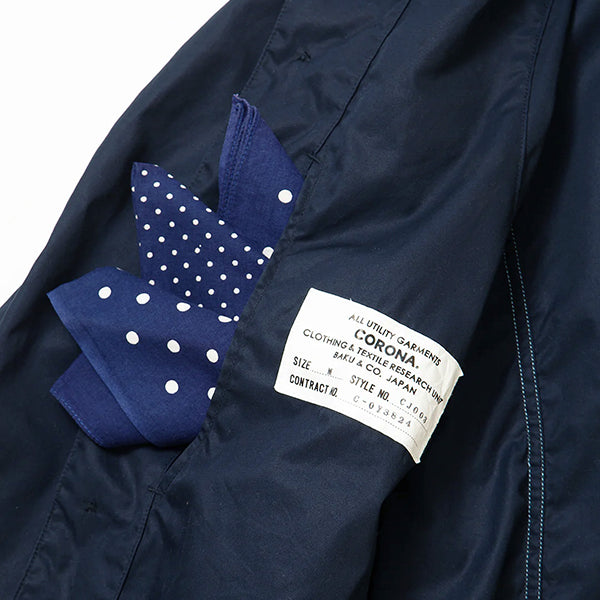 SHERRY TRAVELERS SPORTS COAT / HIGH DENSITY COTTON GABARDINE / MIDNIGHT NAV