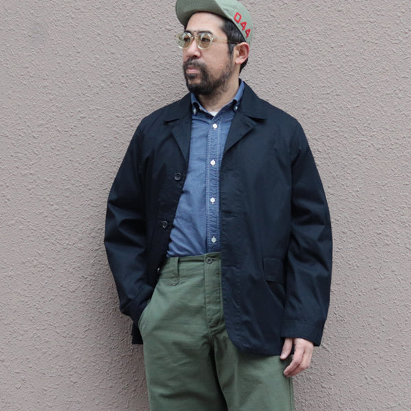 SHERRY TRAVELERS SPORTS COAT / HIGH DENSITY COTTON GABARDINE / MIDNIGHT NAV