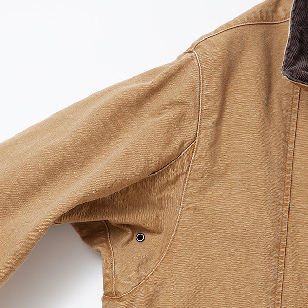 UTICA FIELD COAT / COTTON DUCK × WOOL BLANKET LINER / KHAKI BIO-WASH