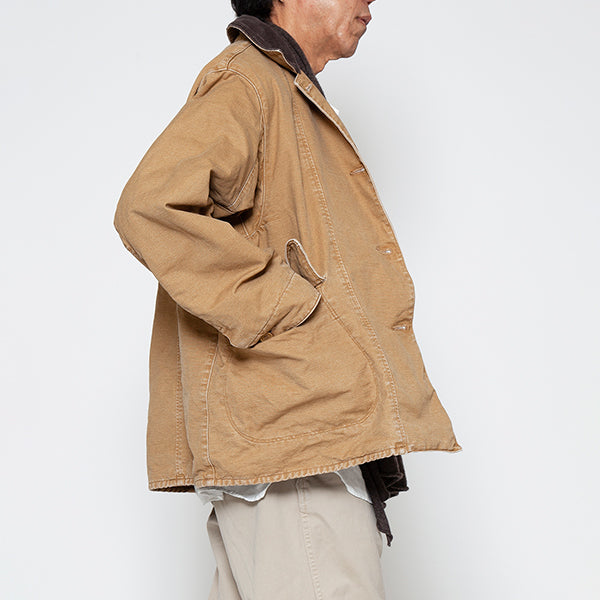 UTICA FIELD COAT / COTTON DUCK × WOOL BLANKET LINER / KHAKI BIO-WASH