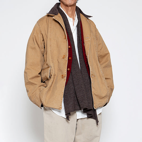 UTICA FIELD COAT / COTTON DUCK × WOOL BLANKET LINER / KHAKI BIO