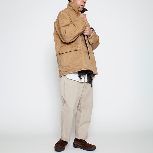 UTICA FIELD COAT / COTTON DUCK × WOOL BLANKET LINER / KHAKI BIO-WASH