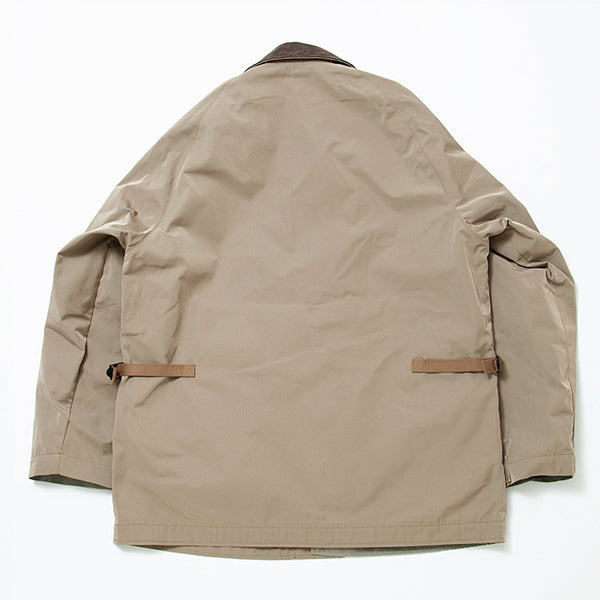 GALE HUNTER COAT / HIGH DENSITY ESTER GABARDINE / BEIGE KHAKI