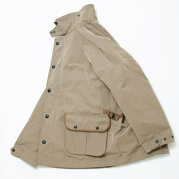 GALE HUNTER COAT / HIGH DENSITY ESTER GABARDINE / BEIGE KHAKI