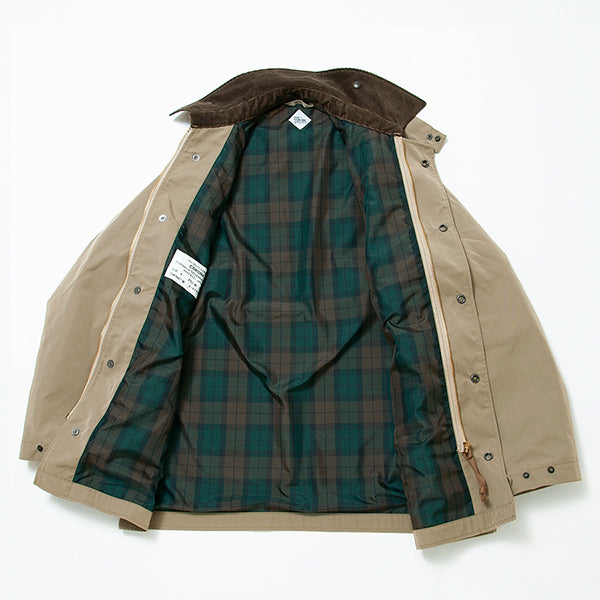 GALE HUNTER COAT / HIGH DENSITY ESTER GABARDINE / BEIGE KHAKI