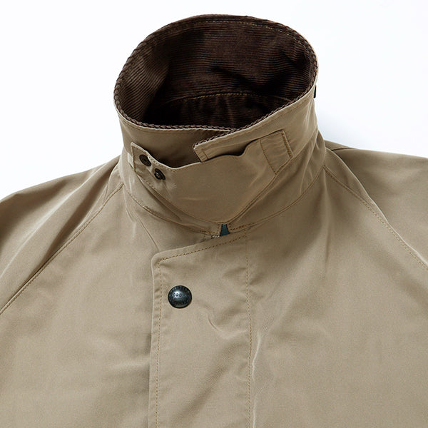 GALE HUNTER COAT / HIGH DENSITY ESTER GABARDINE / BEIGE KHAKI