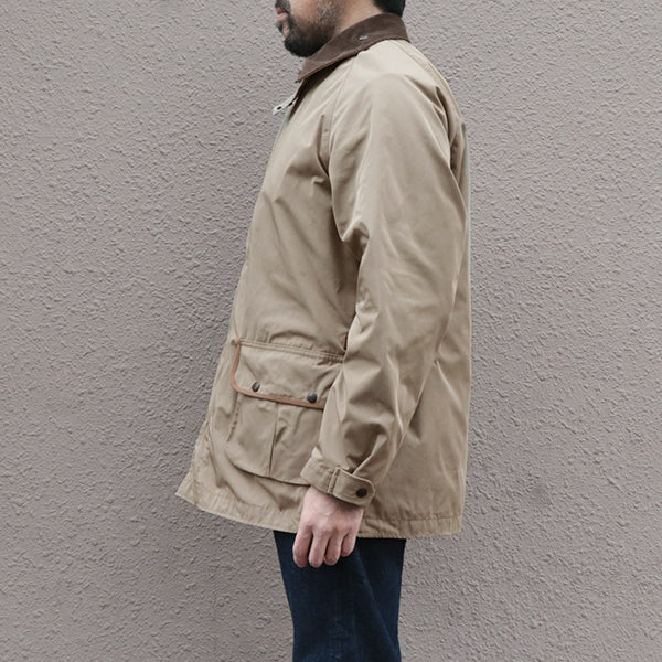 GALE HUNTER COAT / HIGH DENSITY ESTER GABARDINE / BEIGE KHAKI
