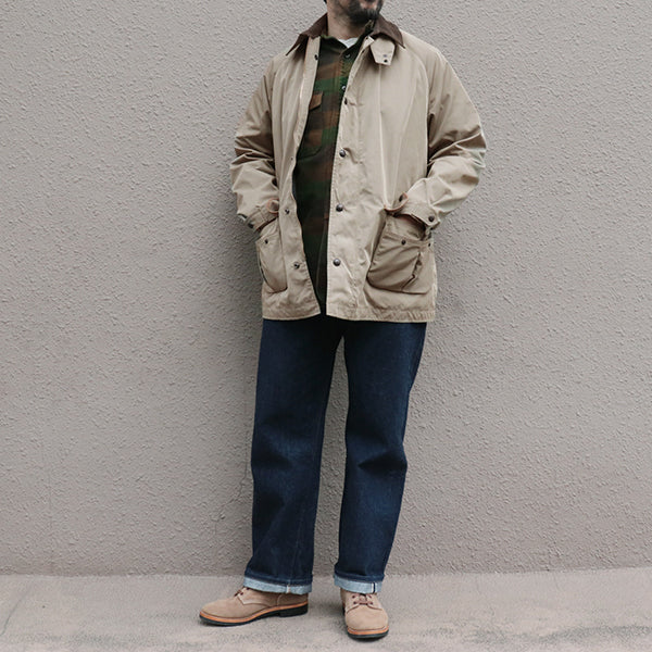 GALE HUNTER COAT / HIGH DENSITY ESTER GABARDINE / BEIGE KHAKI