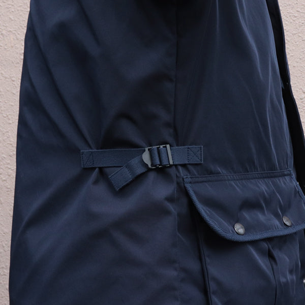 GALE HUNTER COAT / HIGH DENSITY ESTER GABARDINE / NAVY