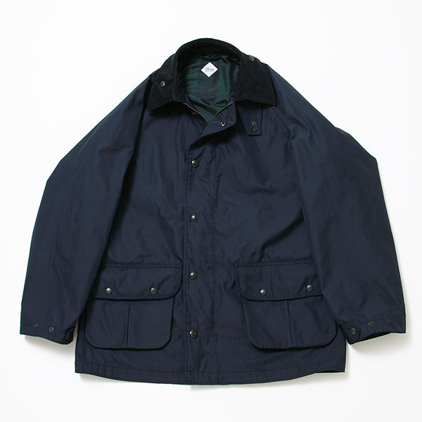 GALE HUNTER COAT / HIGH DENSITY ESTER GABARDINE / NAVY