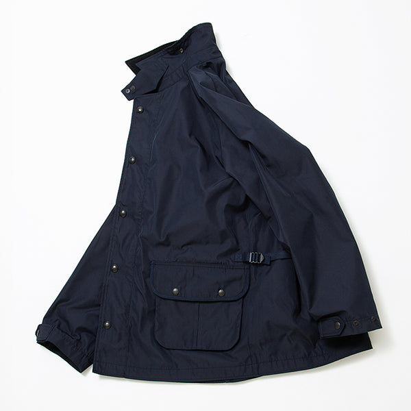 GALE HUNTER COAT / HIGH DENSITY ESTER GABARDINE / NAVY