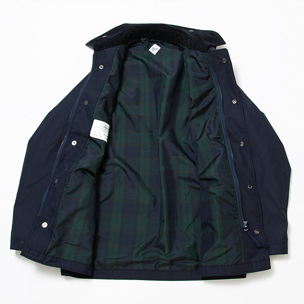 GALE HUNTER COAT / HIGH DENSITY ESTER GABARDINE / NAVY